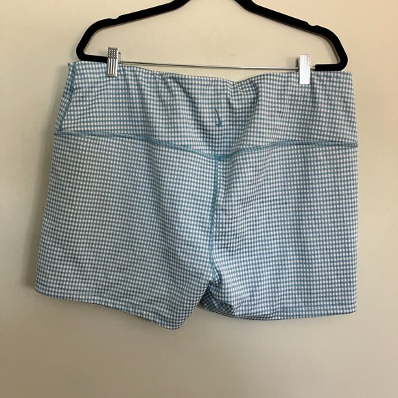 Nike gingham bike shorts plus size spandex workout shorts size 3X - Picture 3 of 9